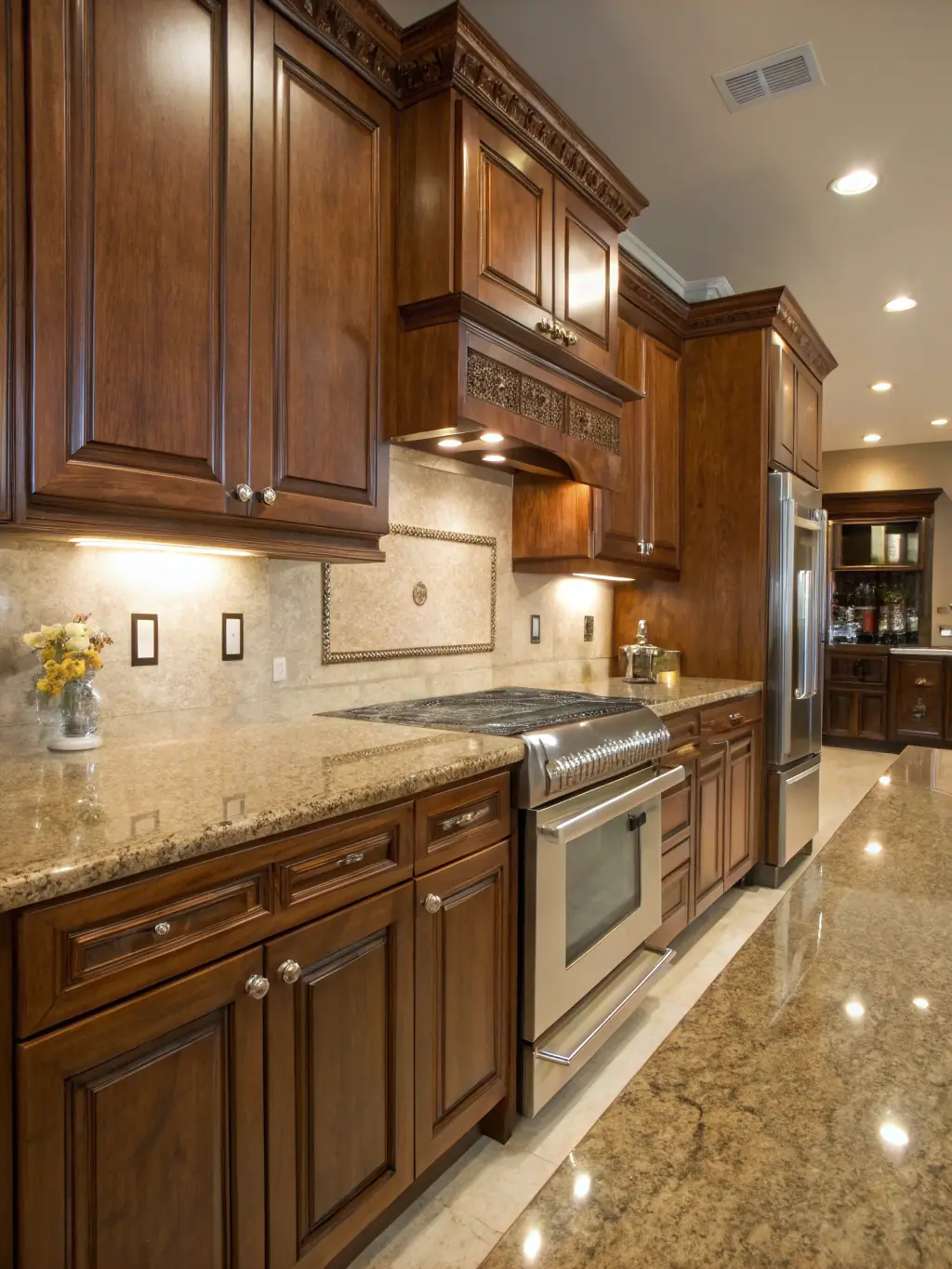 A high-quality photo showcasing a recently remodeled kitchen by Hopkins Homeworx, featuring modern appliances, new cabinetry, and updated countertops, emphasizing the quality and attention to detail.